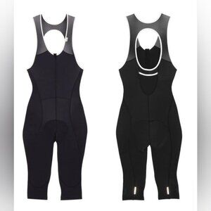 Rapha Women's 3/4 Bib Shorts Cycling Road Bike Italy Black Size Small